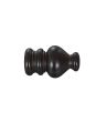 Olimpo knop 30 mm sortbrun - 7532