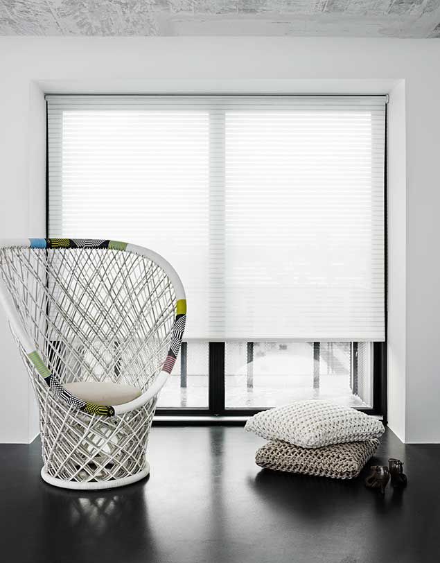 Faber mønstret rullegardiner med kædetræk 