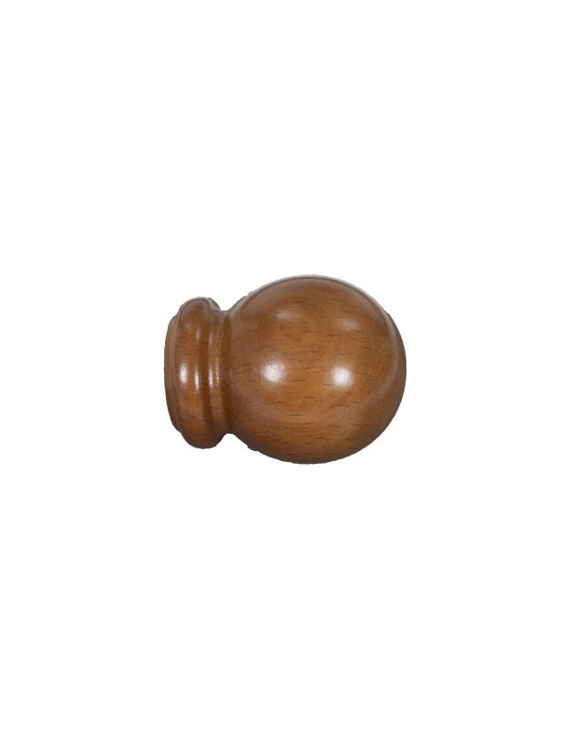 Knop Bola 19 mm teak - 7521