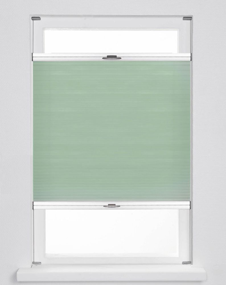 Dobbelt plissegardin alm 