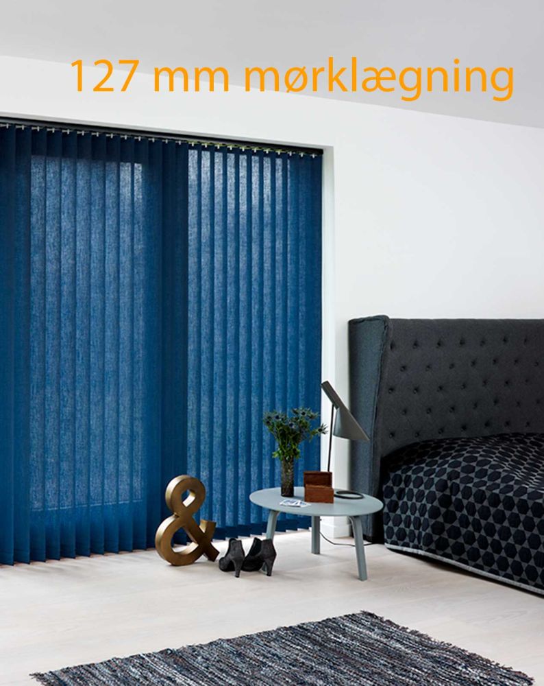 Faber lamelgardin 127 mm mørklægning