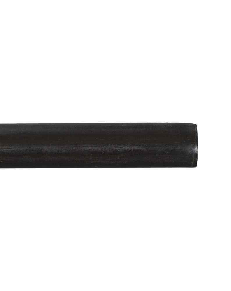 Trægardinstang profil 19 mm sortbrun - 7519